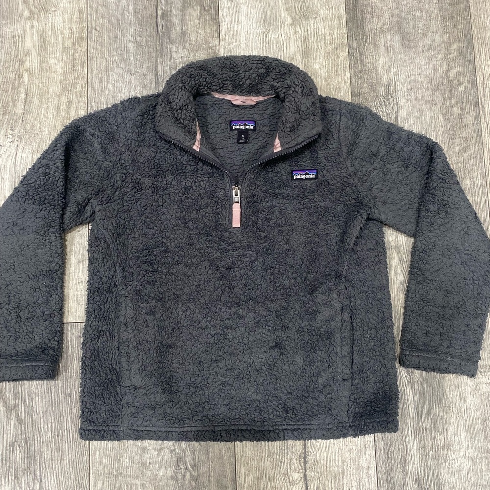 Patagonia Gray Fleece Sweatshirt Quarter-Zip